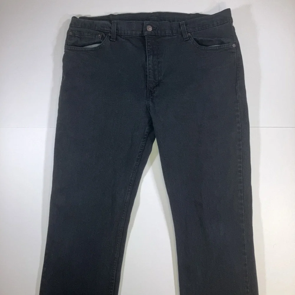 Levis‎ 511 Jeans Mens Size 38x32 Black Slim Fit Straight Leg Denim Pants